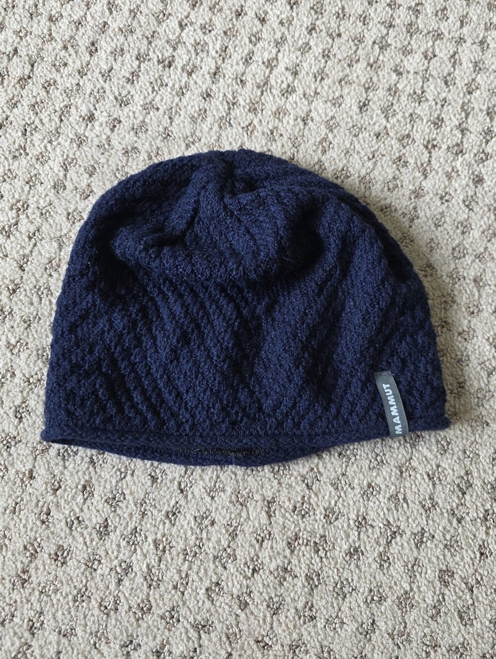 Mammut Dark Navy Knit Beanie